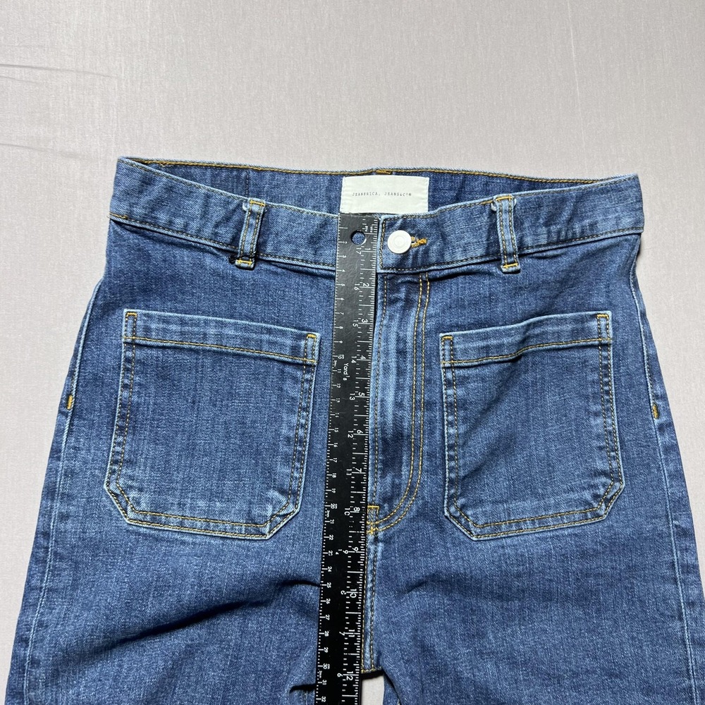 Jeanerica St. Monica Jeans Flare Wide Leg Vintage 95 High Rise SW006 Size 29 - Picture 12 of 16